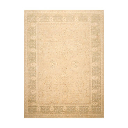 274 cm x 358 cm Handgeknüpfter Orientteppich aus 100 % Wolle, traditionell, Peschawar, Beige