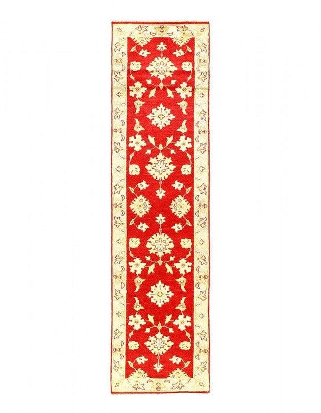 Canvello Feiner, handgeknüpfter Oushak-Brückenläufer 74cm x 302cm