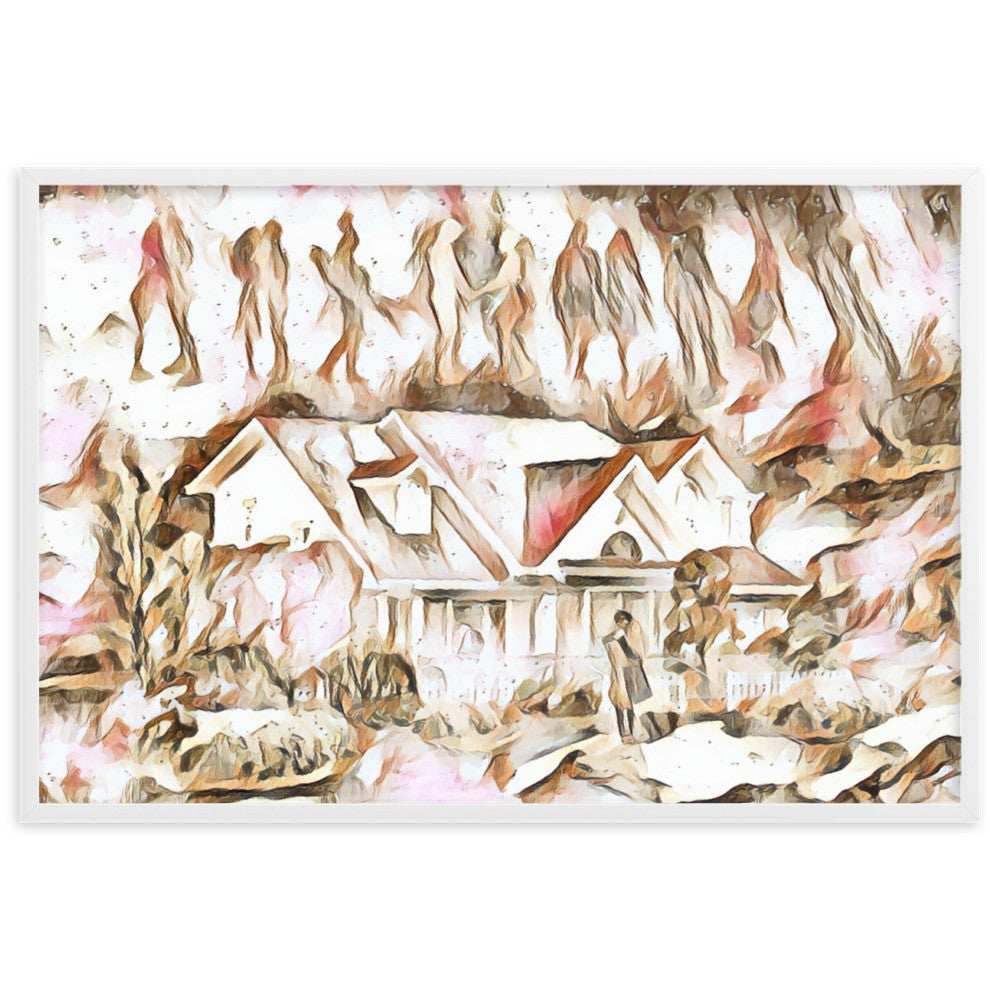 I WAS WAITING FOR YOU IN THE DREAM YOU HAD SEEN Special Edition Framed Poster
