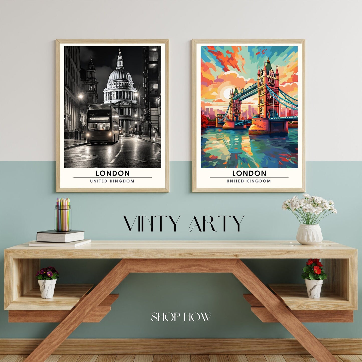 Affiche Murale Londres – Poster Décoratif Royaume-Uni