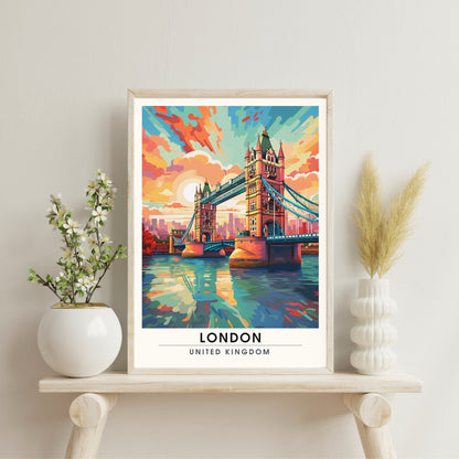 Affiche Murale Londres – Poster Décoratif Royaume-Uni