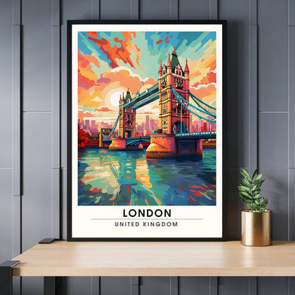 Affiche Murale Londres – Poster Décoratif Royaume-Uni