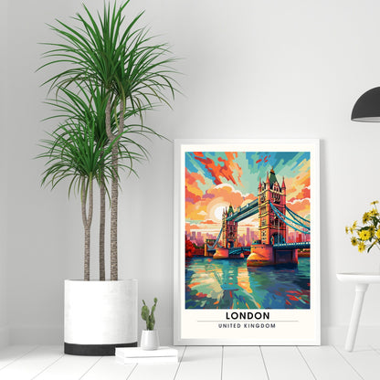 Affiche Murale Londres – Poster Décoratif Royaume-Uni