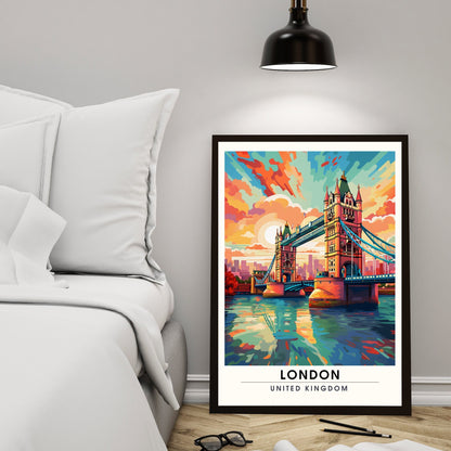 Affiche Murale Londres – Poster Décoratif Royaume-Uni
