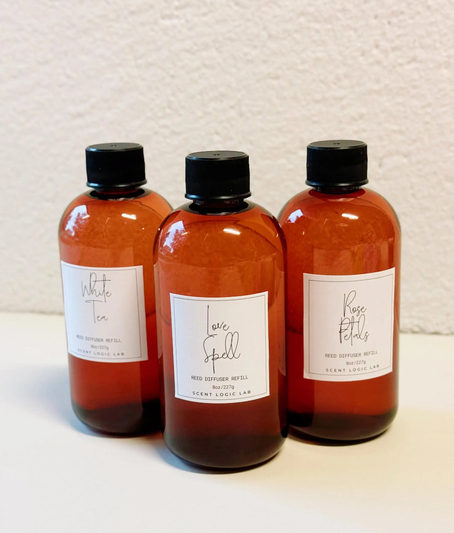 Nachfüllpackung für Raumduft mit Rattanstäbchen – 236ml | Blumendüfte, mit ätherischen Ölen