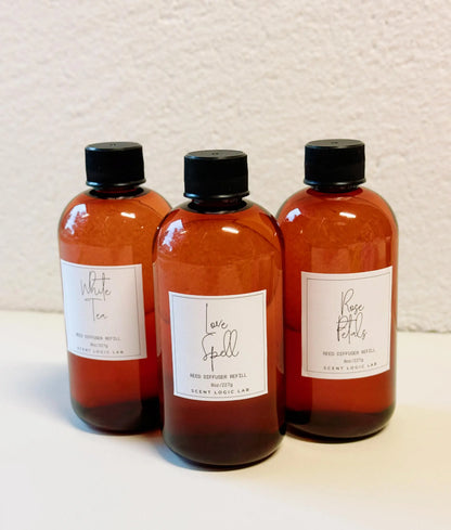 Nachfüllpackung für Raumduft mit Rattanstäbchen – 236ml | Blumendüfte, mit ätherischen Ölen