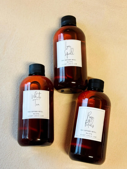 Nachfüllpackung für Raumduft mit Rattanstäbchen – 236ml | Blumendüfte, mit ätherischen Ölen