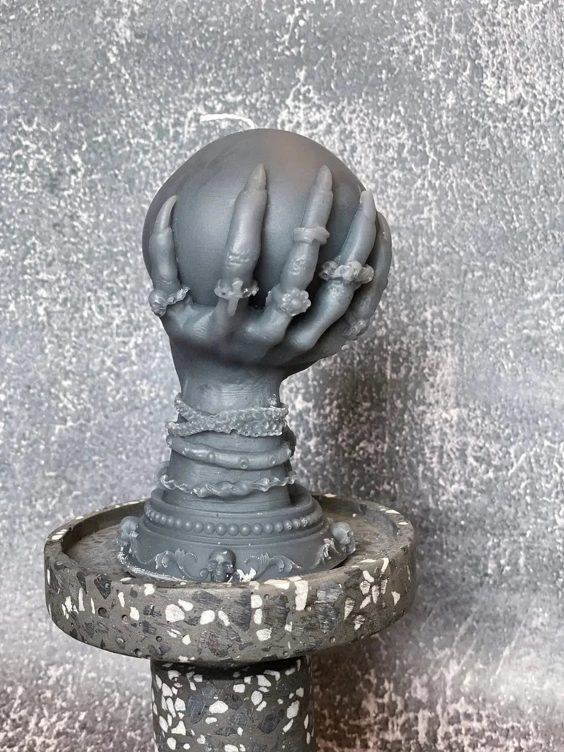 Mystical Crystal Ball Soy Wax Candle Sculpture